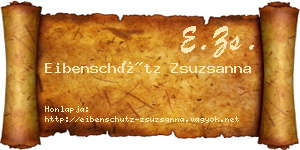 Eibenschütz Zsuzsanna névjegykártya